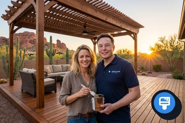 Wood Staining & Sealing example 1