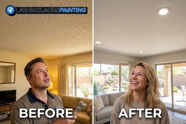 Popcorn Ceiling Removal example 1