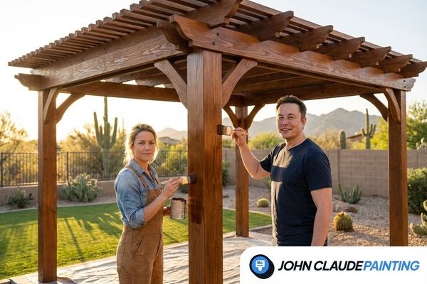 Wood Staining & Sealing example 3