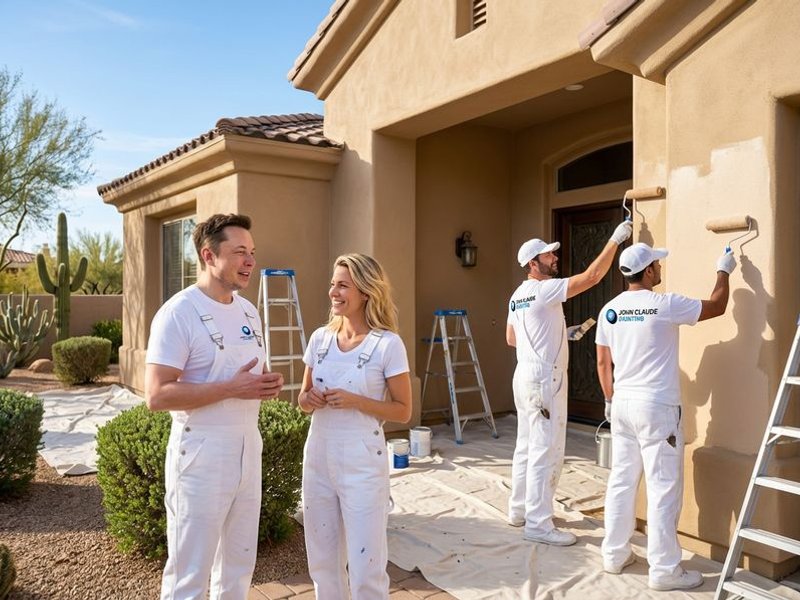 Professional house painting in Gilbert, Arizona